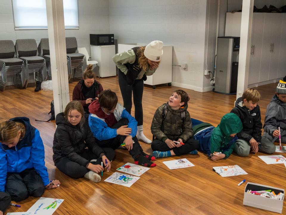 Students using a classroom on our "Bluffs" campus